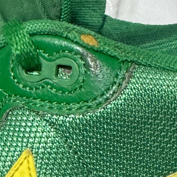 Mens Nike Waffle Trainer Green/Yellow/White Size 12 - Picture 7 of 9